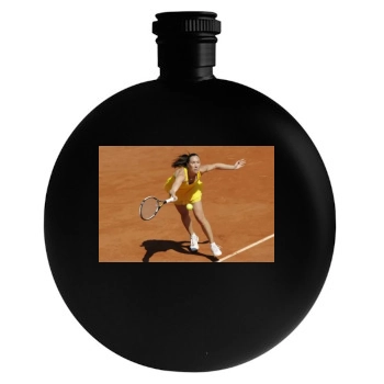 Jelena Jankovic Round Flask