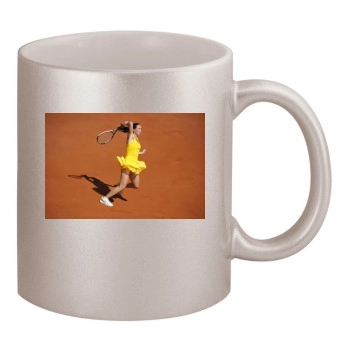 Jelena Jankovic 11oz Metallic Silver Mug