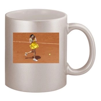 Jelena Jankovic 11oz Metallic Silver Mug