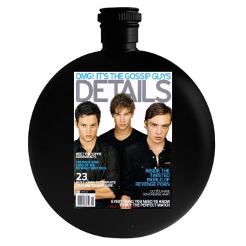 Gossip Boys Round Flask