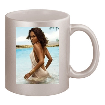 Halle Berry 11oz Metallic Silver Mug