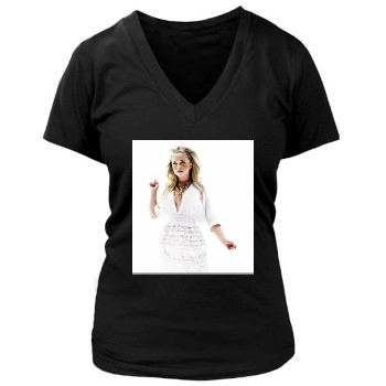 Hayden Panettiere Women's Deep V-Neck TShirt