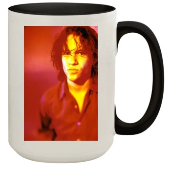 Heath Ledger 15oz Colored Inner & Handle Mug