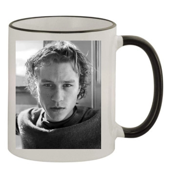 Heath Ledger 11oz Colored Rim & Handle Mug