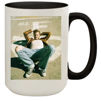 Heath Ledger 15oz Colored Inner & Handle Mug