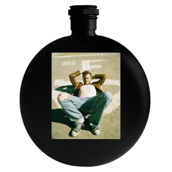 Heath Ledger Round Flask