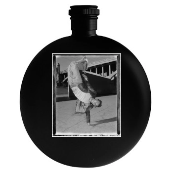 Heath Ledger Round Flask