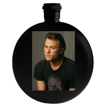 Heath Ledger Round Flask