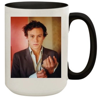 Heath Ledger 15oz Colored Inner & Handle Mug