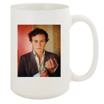 Heath Ledger 15oz White Mug