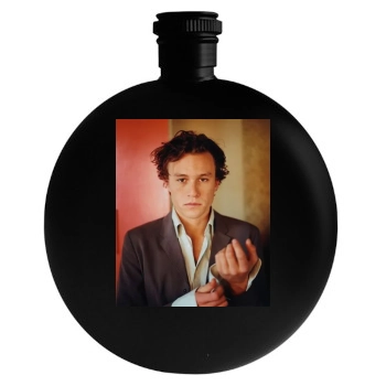 Heath Ledger Round Flask