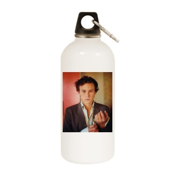 Heath Ledger White Water Bottle With Carabiner