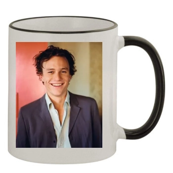 Heath Ledger 11oz Colored Rim & Handle Mug