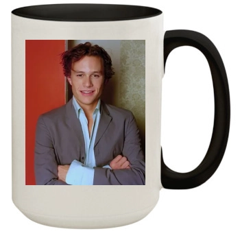 Heath Ledger 15oz Colored Inner & Handle Mug