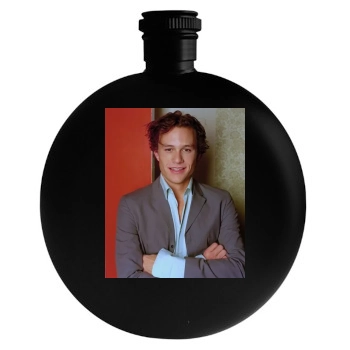 Heath Ledger Round Flask