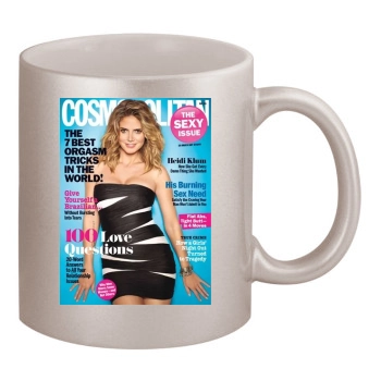 Heidi Klum 11oz Metallic Silver Mug