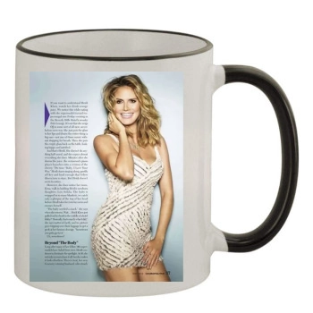 Heidi Klum 11oz Colored Rim & Handle Mug