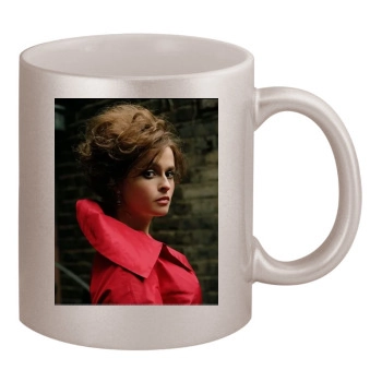 Helena Bonham Carter 11oz Metallic Silver Mug