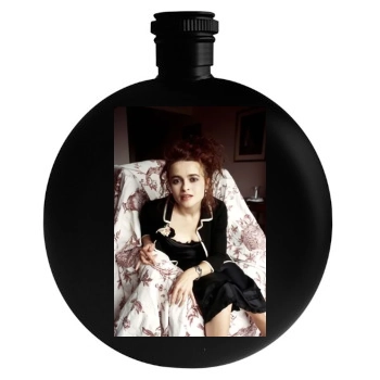 Helena Bonham Carter Round Flask