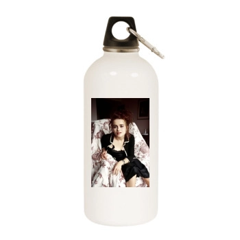 Helena Bonham Carter White Water Bottle With Carabiner