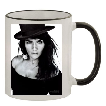 Helena Christensen 11oz Colored Rim & Handle Mug