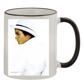 Helena Christensen 11oz Colored Rim & Handle Mug