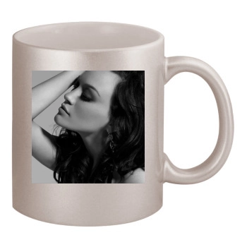 Hilary Duff 11oz Metallic Silver Mug