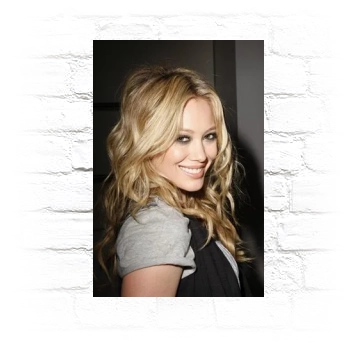 Hilary Duff Metal Wall Art