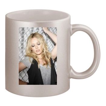 Hilary Duff 11oz Metallic Silver Mug