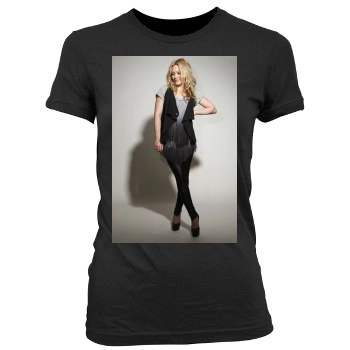 Hilary Duff Women's Junior Cut Crewneck T-Shirt