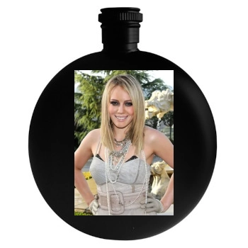 Hilary Duff Round Flask