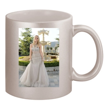 Hilary Duff 11oz Metallic Silver Mug