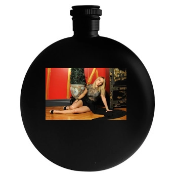 Hilary Duff Round Flask