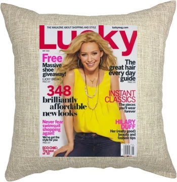 Hilary Duff Pillow