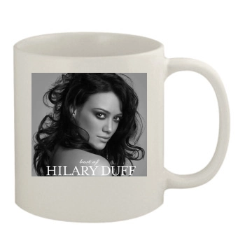 Hilary Duff 11oz White Mug