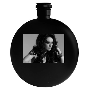 Hilary Duff Round Flask