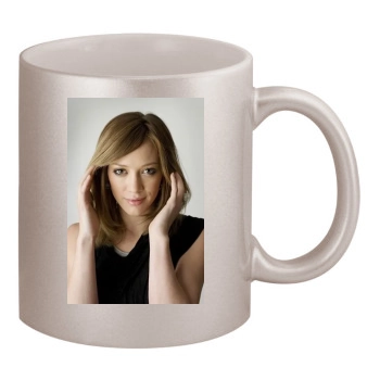 Hilary Duff 11oz Metallic Silver Mug