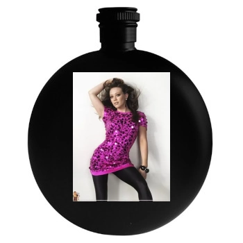 Hilary Duff Round Flask