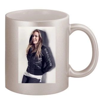 Hilary Duff 11oz Metallic Silver Mug