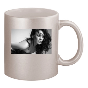 Hilary Duff 11oz Metallic Silver Mug