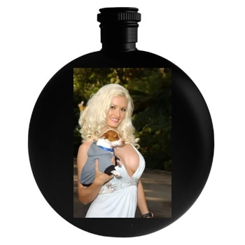 Holly Madison Round Flask