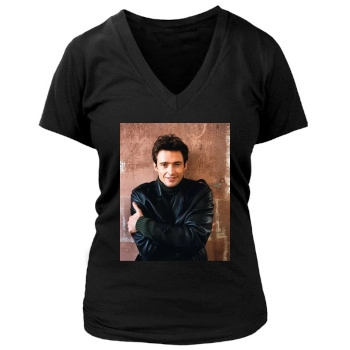 Hugh Jackman Women's Deep V-Neck TShirt