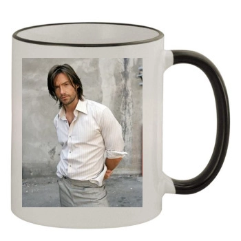 Hugh Jackman 11oz Colored Rim & Handle Mug