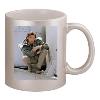 Hugh Jackman 11oz Metallic Silver Mug