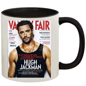 Hugh Jackman 11oz Colored Inner & Handle Mug