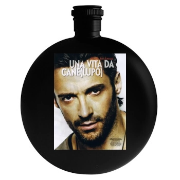 Hugh Jackman Round Flask