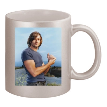 Hugh Jackman 11oz Metallic Silver Mug