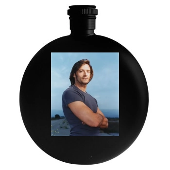 Hugh Jackman Round Flask