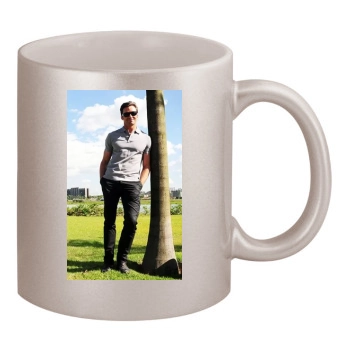 Hugh Jackman 11oz Metallic Silver Mug