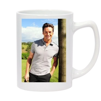 Hugh Jackman 14oz White Statesman Mug